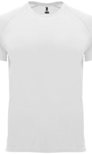 T-Shirt Técnica  Roly Bahrain Branco Kids